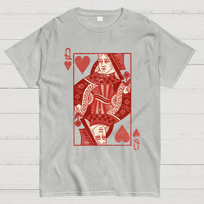 Queen of Hearts Valentine Shirt Matching Couple Gift Geek T-Shirt