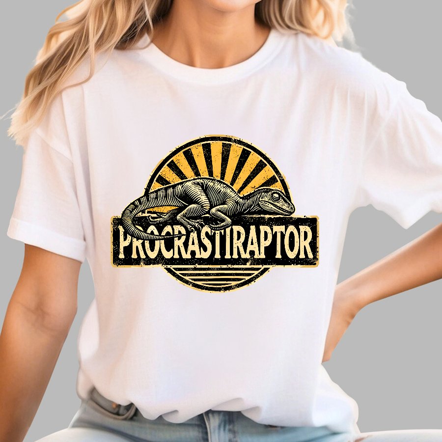 Procrastiraptor Geek T-Shirt