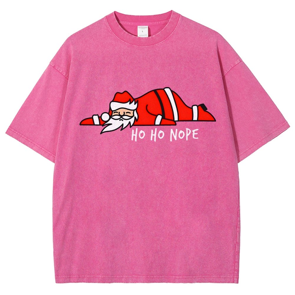 Ho Ho Nope Vintage Distressed T-shirt