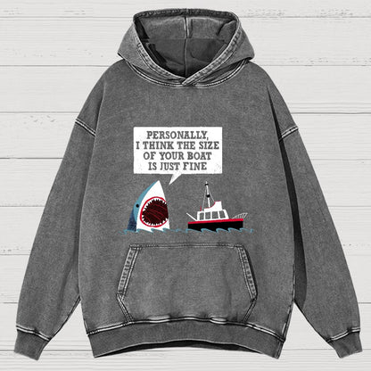 Polite Sea Monster Nerdy Vintage Distressed Hoodie