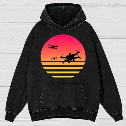 Fighter Vintage Distressed Hoodie