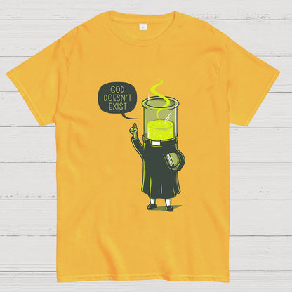 God Does Not Exist, But Science Does Geek T-Shirt