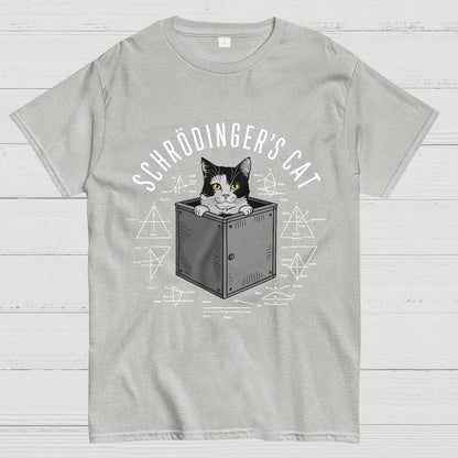 Schrodinger Cat In Box & Formulas Geeky T-Shirt