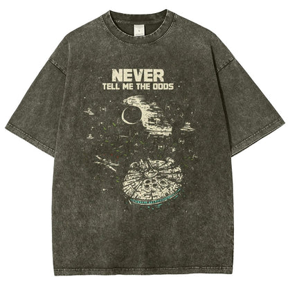 Never tell me the odds  Vintage Distressed T-shirt
