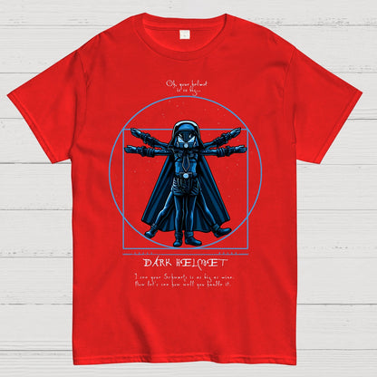 Vitruvian Helmet Geek T-Shirt