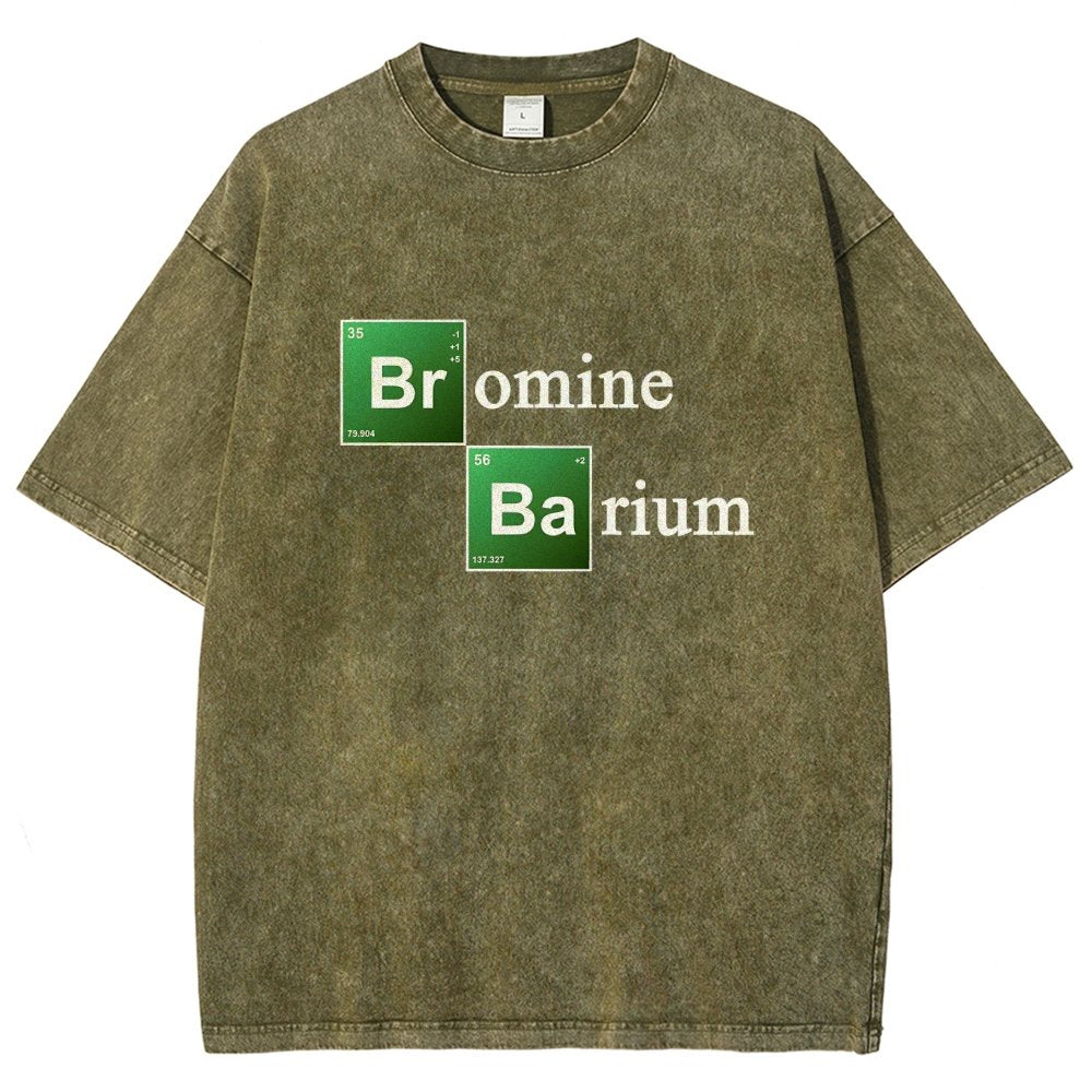 Chemical Adventure Bromine Barium Vintage Distressed T-shirt