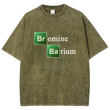 Chemical Adventure Bromine Barium Vintage Distressed T-shirt