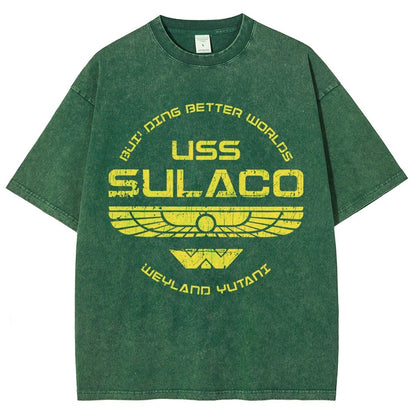 USS Starlight Vintage Distressed T-shirt