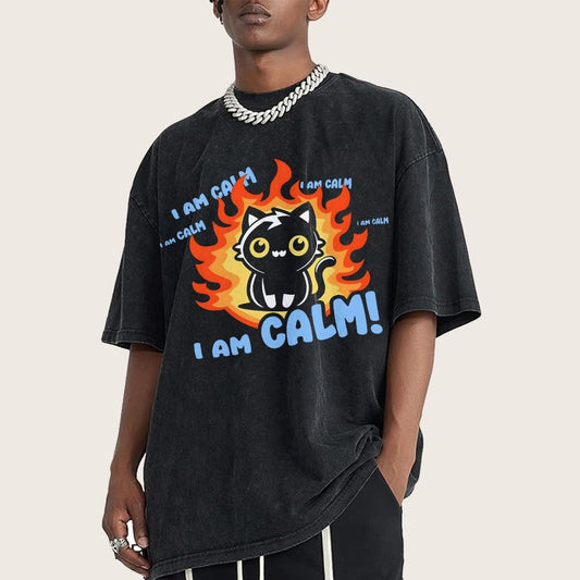 I Am Not Stressed! I Am Calm Vintage Distressed T-shirt