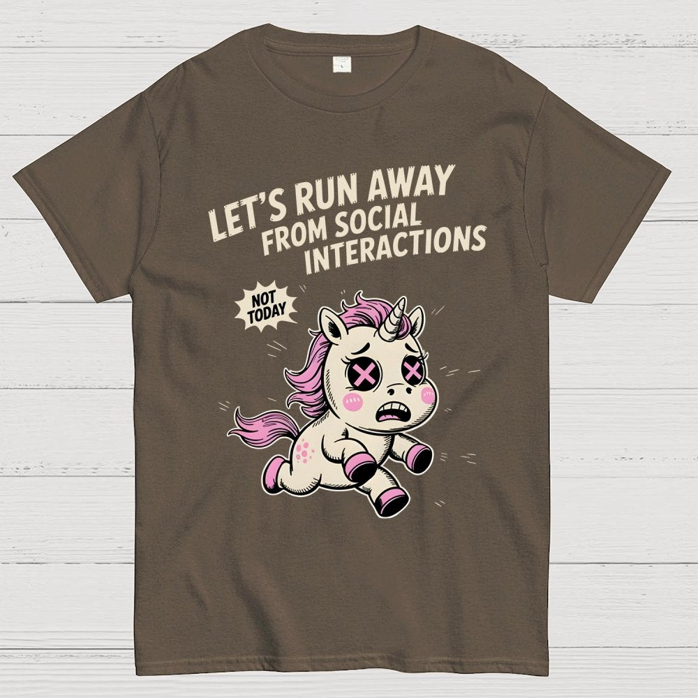 Let's Run Away Geek T-Shirt