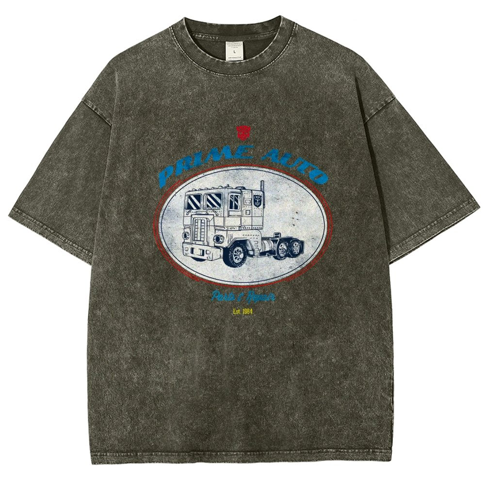 Prime Auto Vintage Distressed T-shirt