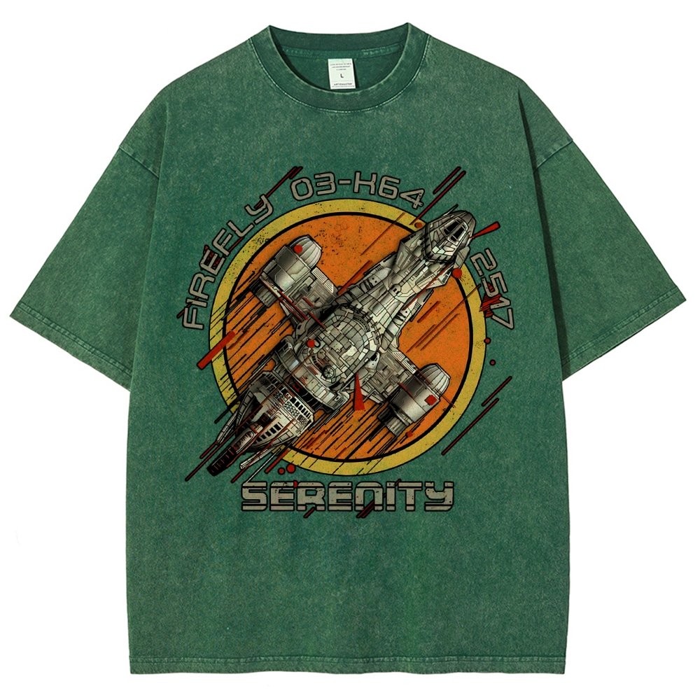Space Explorer Vintage Distressed T-shirt
