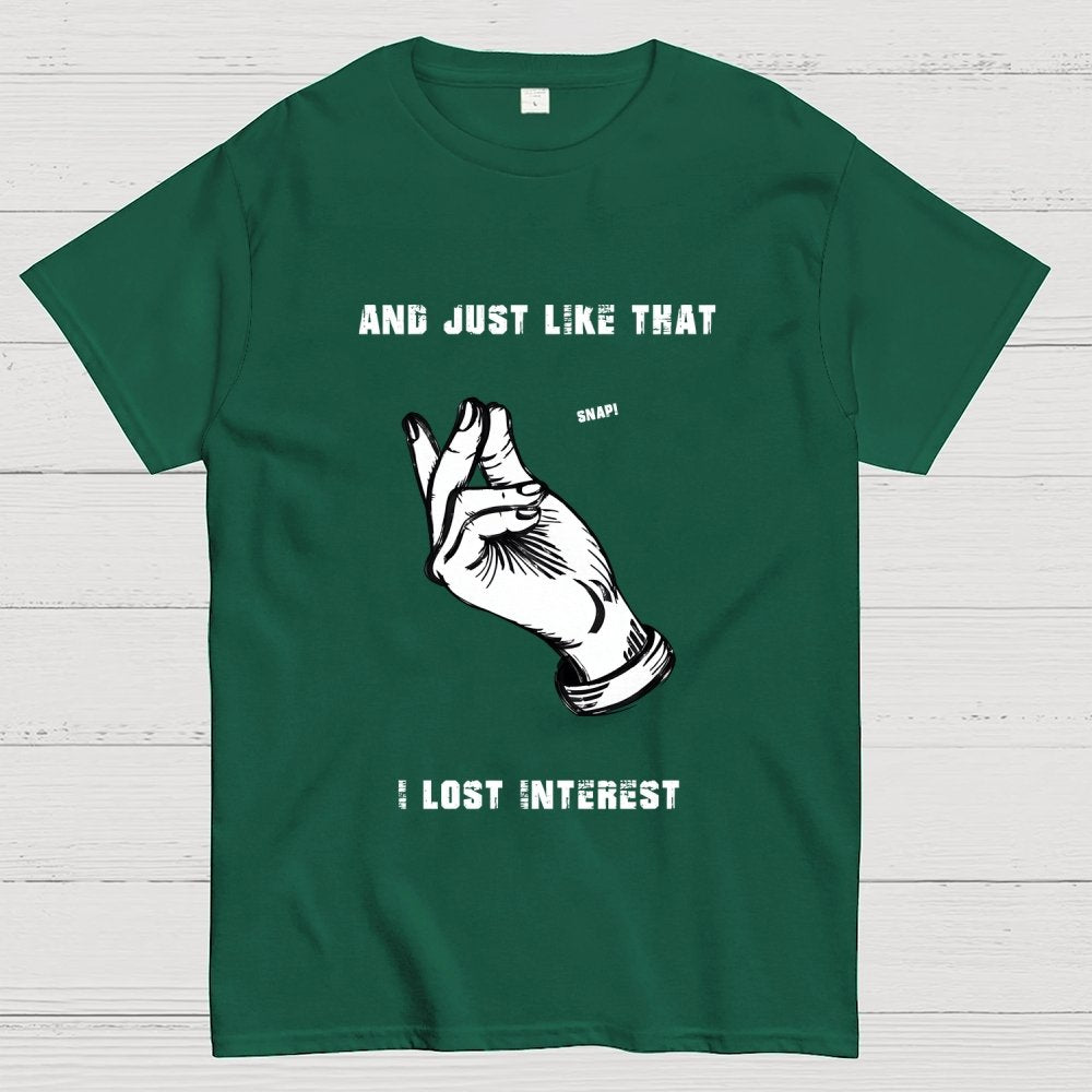 I Lost Interest Geek T-Shirt