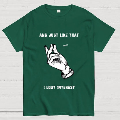 I Lost Interest Geek T-Shirt