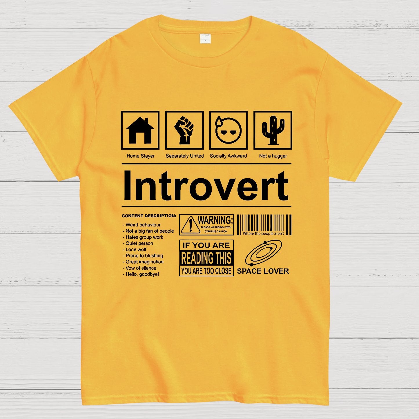 Introvert Label Geek T-Shirt