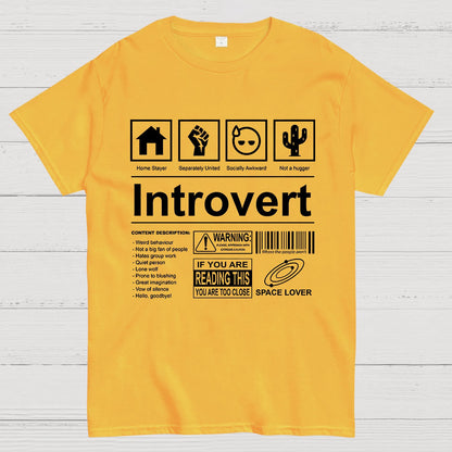 Introvert Label Geek T-Shirt