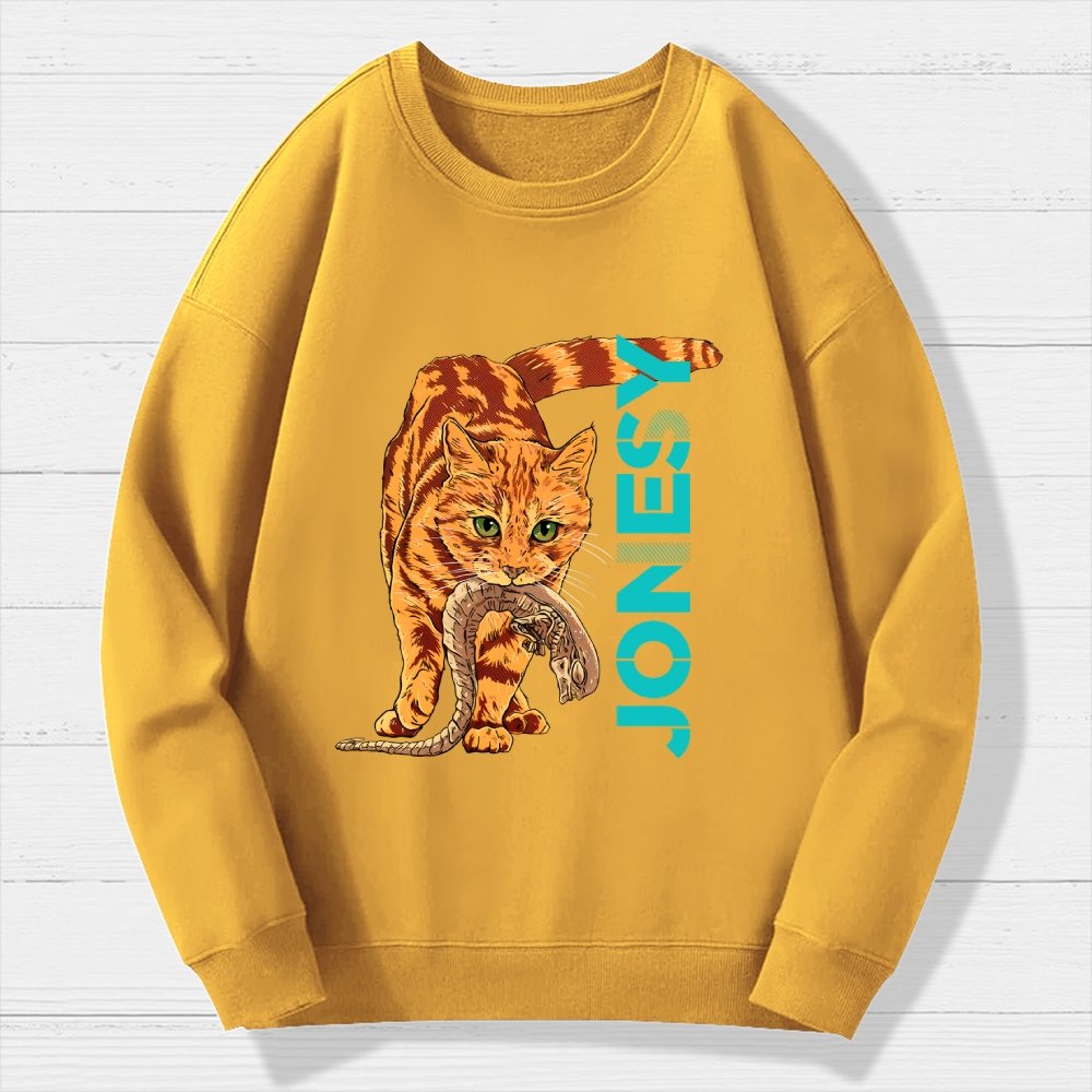 Jonesy Geek Cotton Sweatshirt