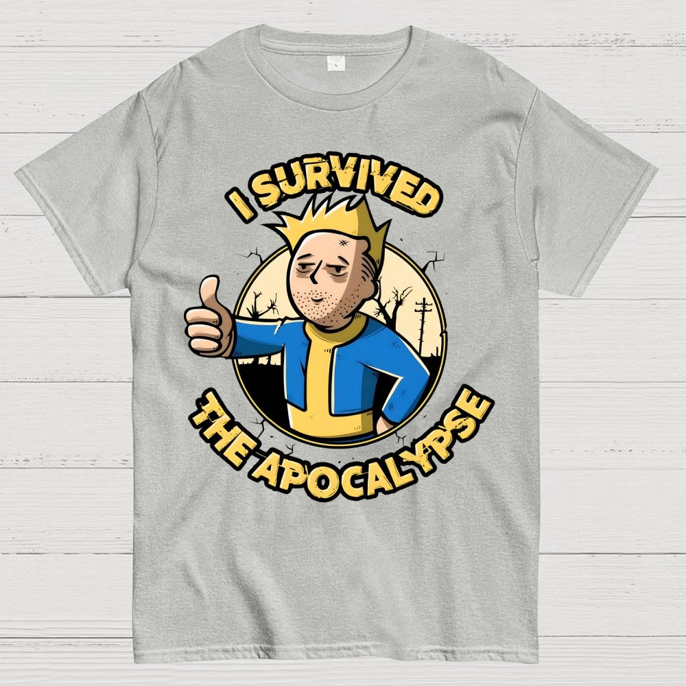 I Survived Sarcasm Funny Geek T-Shirt