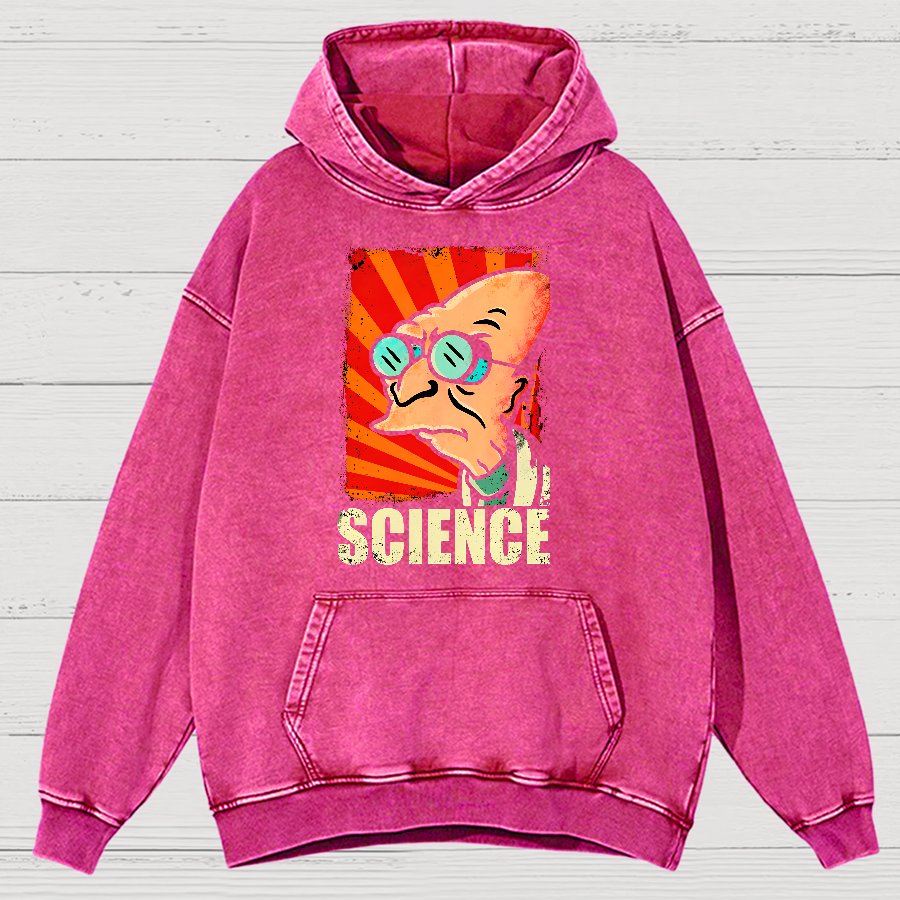 Science Vintage Distressed Hoodie