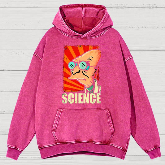 Science Vintage Distressed Hoodie