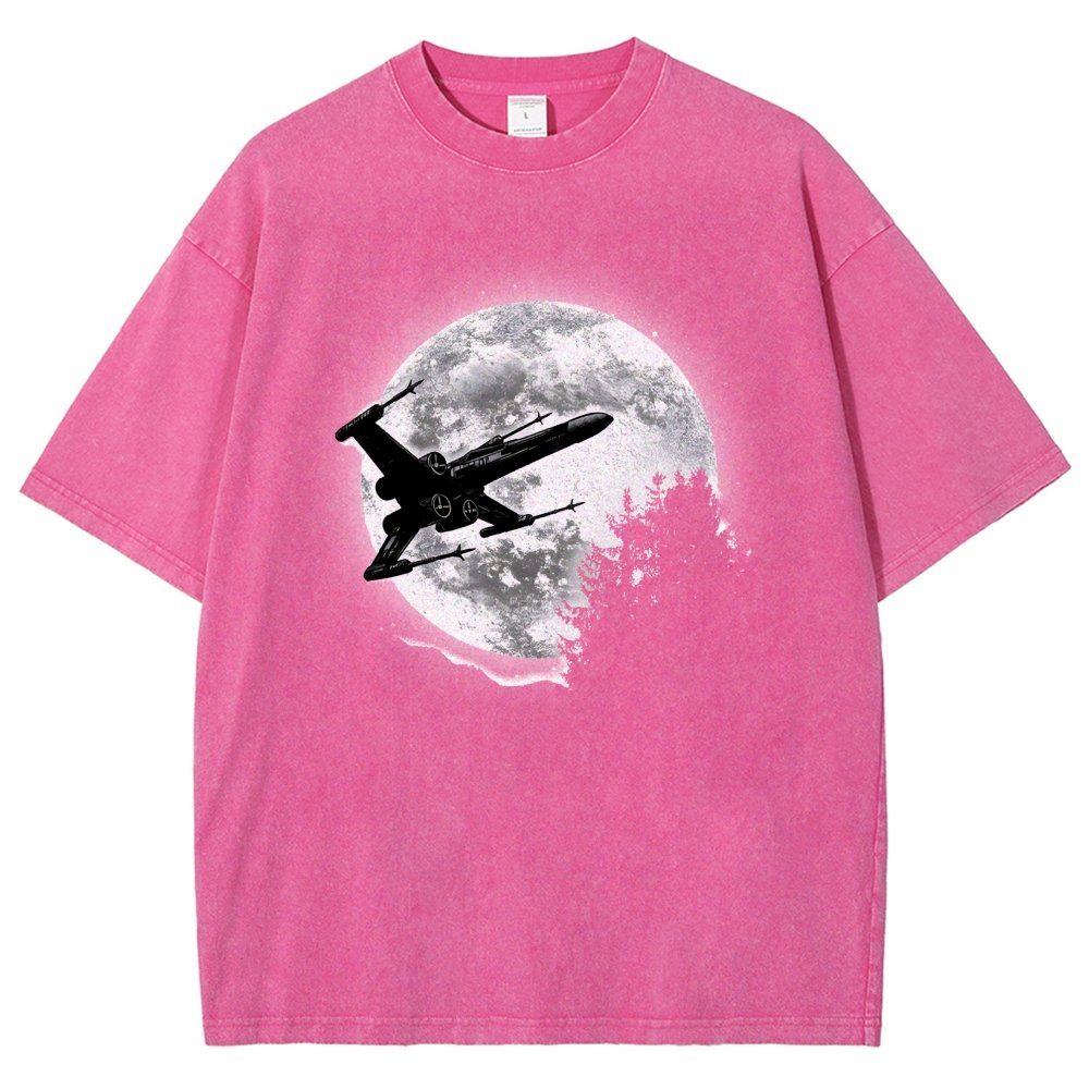 Moonlight Fighter Vintage Distressed T-shirt
