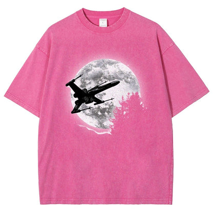 Moonlight Fighter Vintage Distressed T-shirt