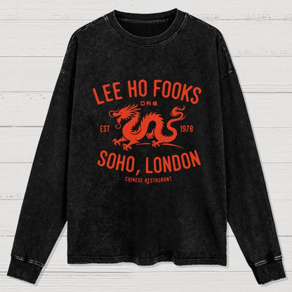 Lee Ho Fooks Vintage Resto Washed Long Sleeve Tee