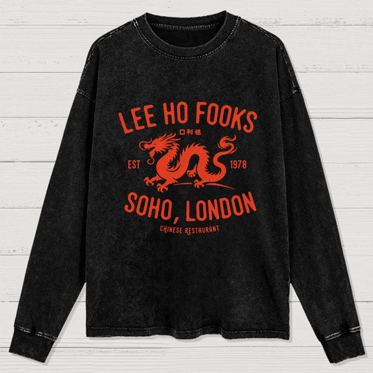 Lee Ho Fooks Vintage Resto Washed Long Sleeve Tee