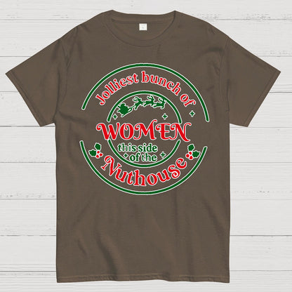 Jolliest Bunch of Women Christmas Geek T-Shirt