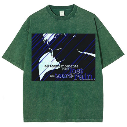 Like... Tears In Rain. Vintage Distressed T-shirt