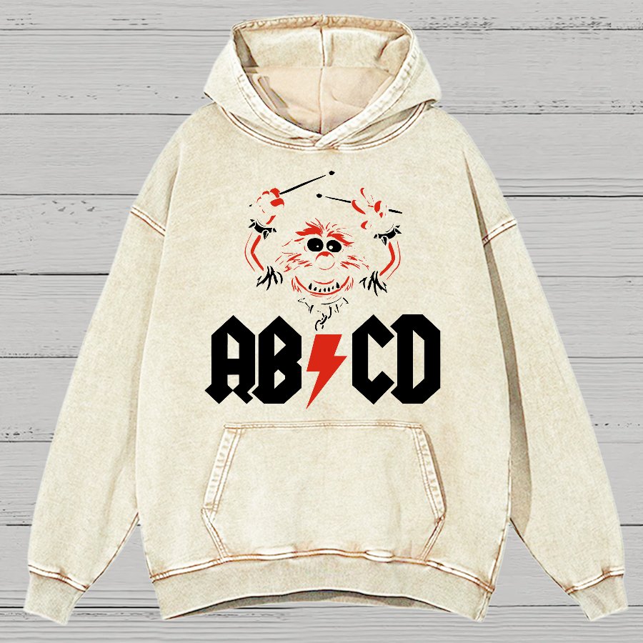 Rock Music Vintage Distressed Hoodie
