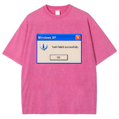 Task Failed Successfully Vintage Distressed T-shirt