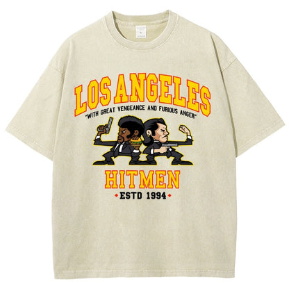 Los Angeles Hitmen Vintage Distressed T-shirt