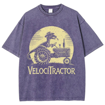 VelociTractor Vintage Distressed T-shirt
