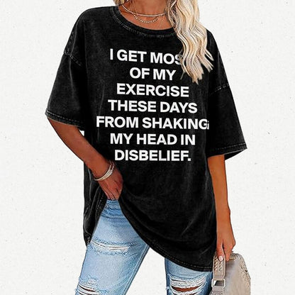 Shaking My Head Sarcastic Vintage Distressed T-shirt
