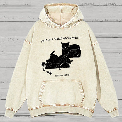 Board Game Fact #9 Vintage Distressed Hoodie