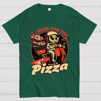 Space Pizza Delivery Unisex Geek T-Shirt