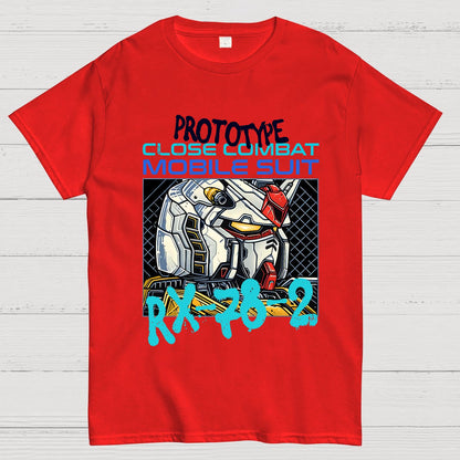 Close Combat Mobile Suit Geek T-Shirt