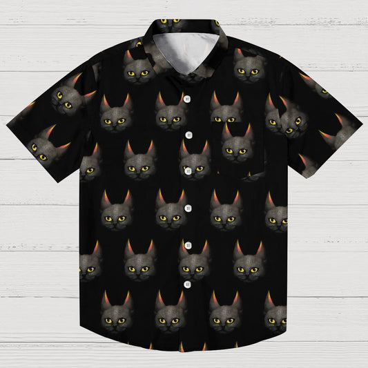 Vintage Cat Geeky Shirt