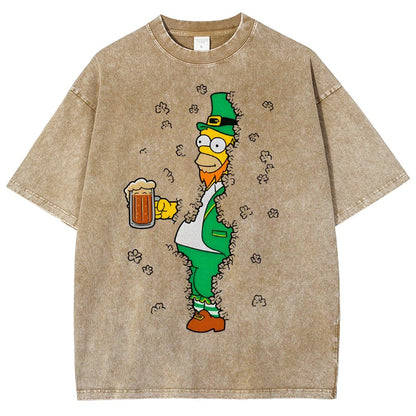 Into the Clovers-St. Patrick's Day Vintage Distressed T-shirt