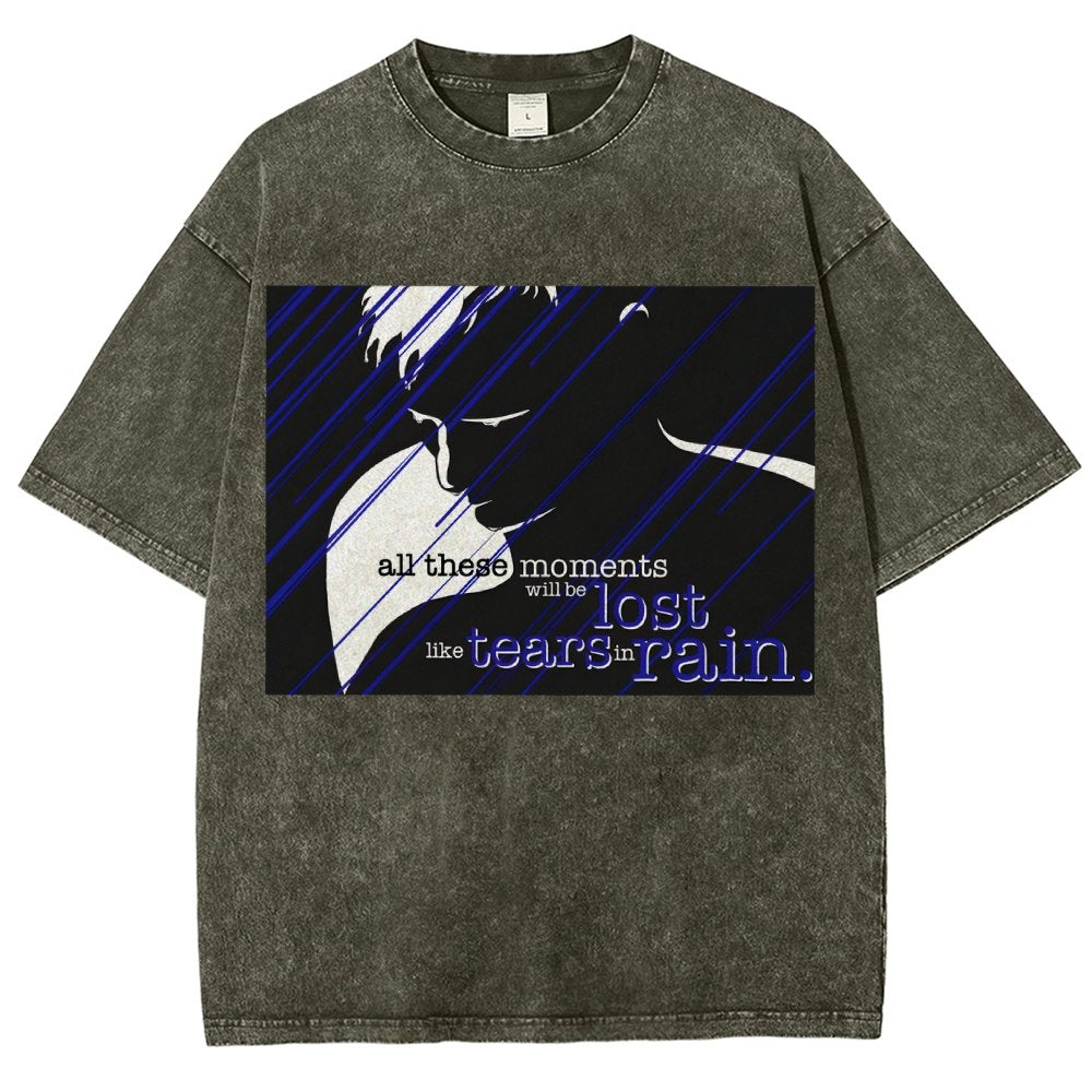 Like... Tears In Rain. Vintage Distressed T-shirt