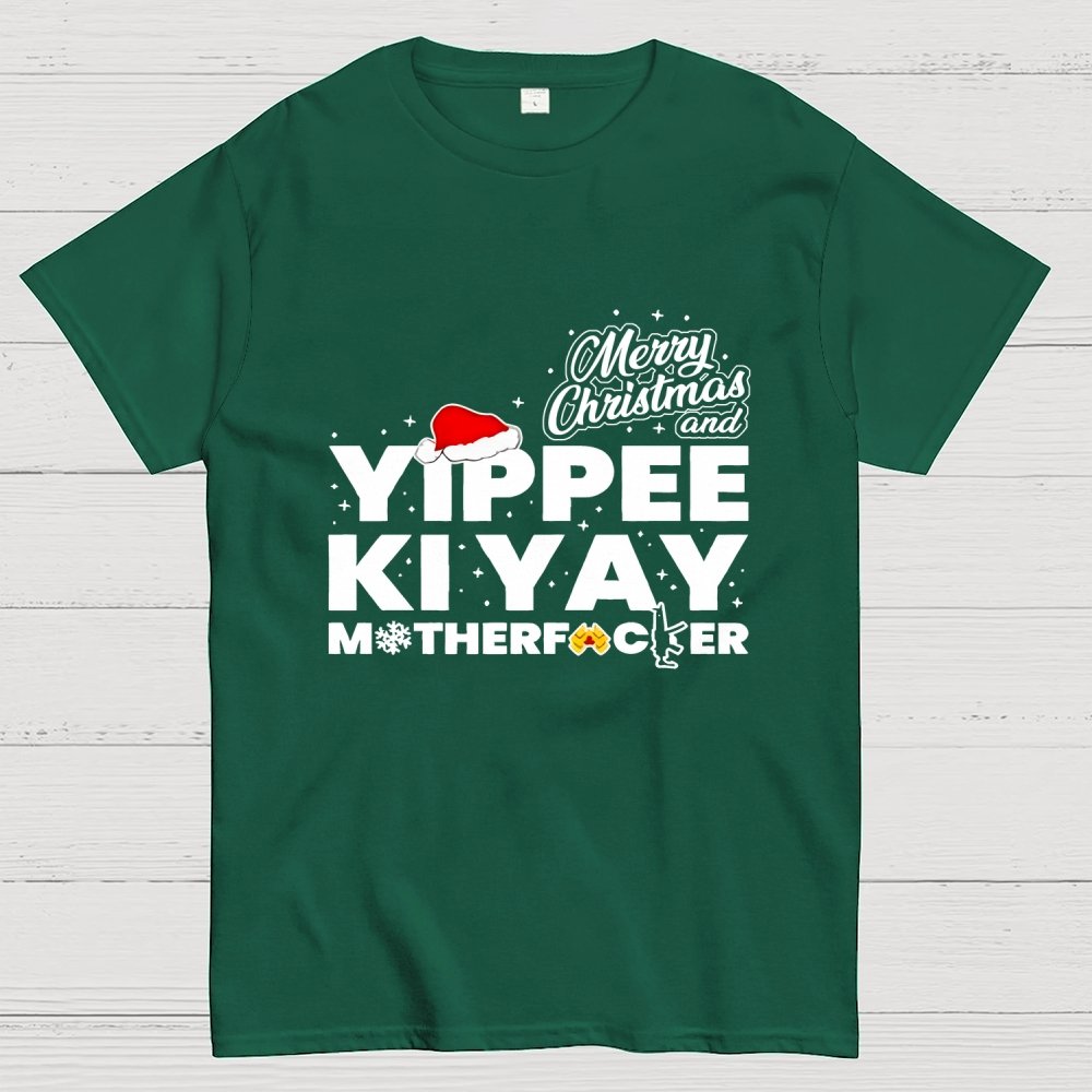 Merry Christmas and yippee ki yay motherf*cker Geek T-Shirt