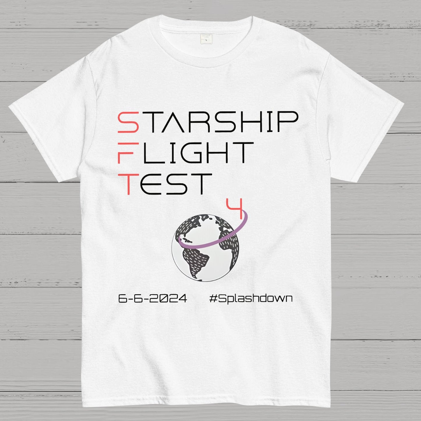 Starship Flight Test Milestone SFT4 Geek T-Shirt