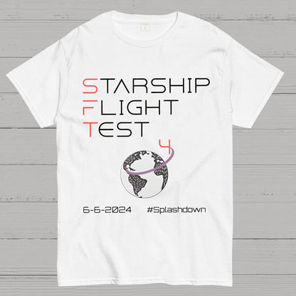 Starship Flight Test Milestone SFT4 Geek T-Shirt