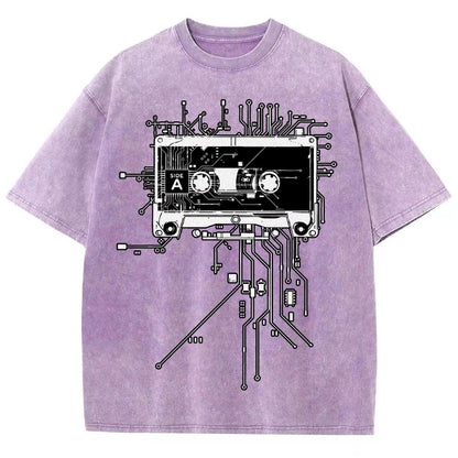 Retro Cassette Vintage Distressed T-shirt
