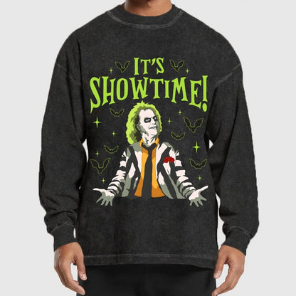 Its Showtime Washed Long Sleeve Tee