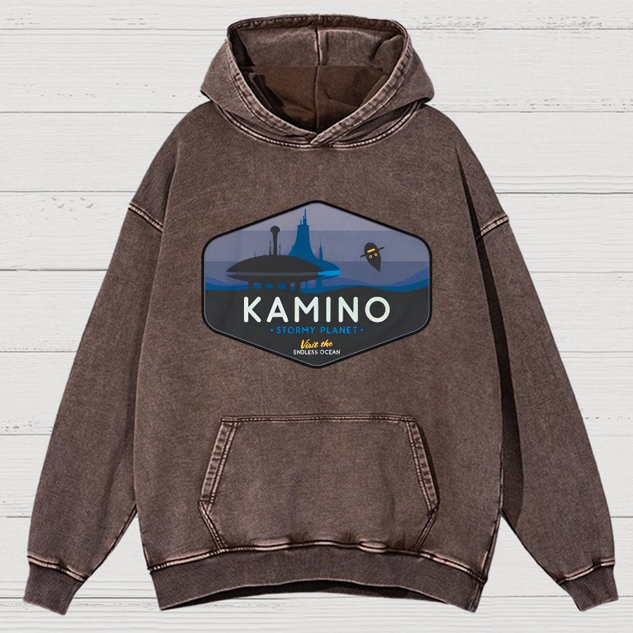 Kamino Vintage Distressed Hoodie