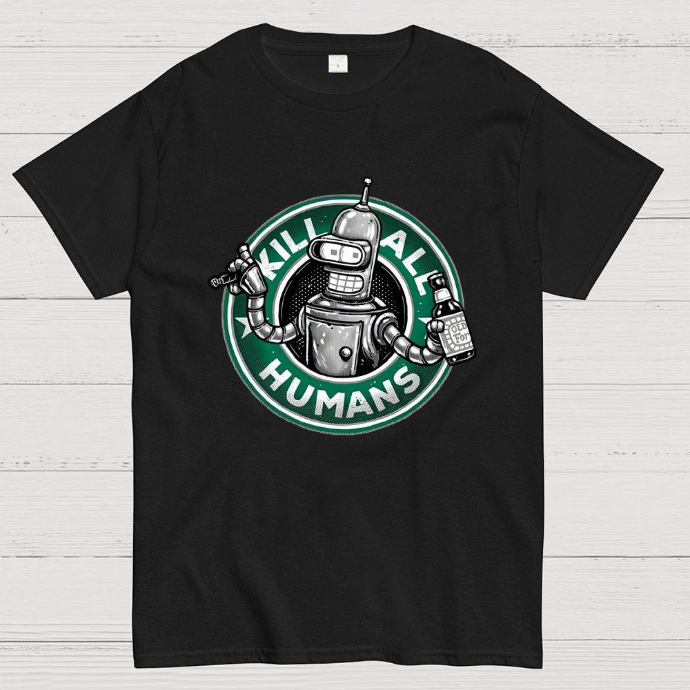 Machines VS. Humans Geek T-Shirt