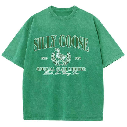 Silly Goose Official Club Vintage Distressed T-shirt