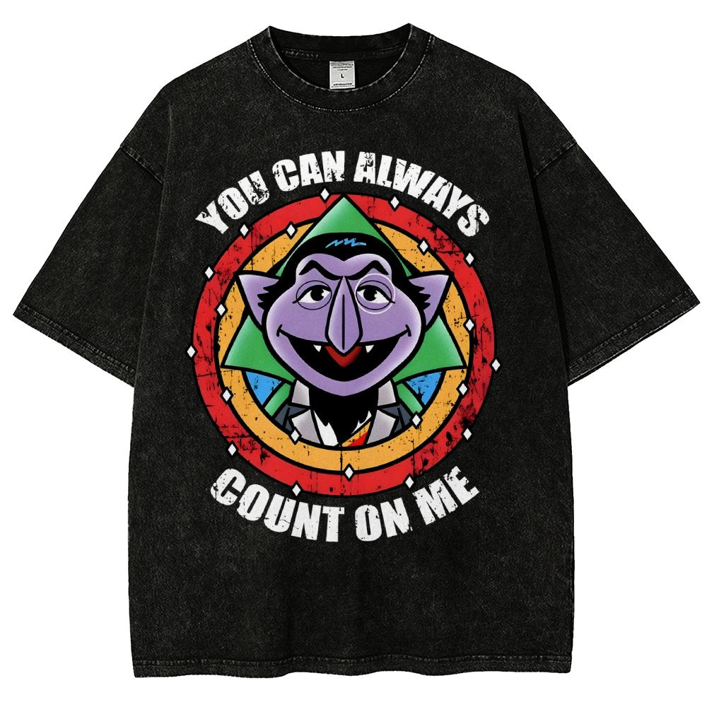 Count On Me Vintage Distressed T-shirt